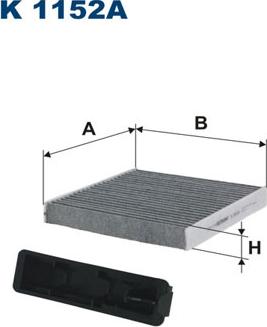 Filtron K1152A - Filtar, zrak unutarnjeg prostora parts5.com