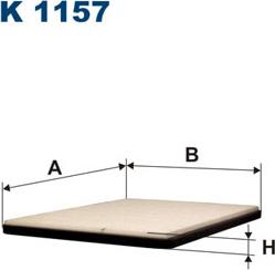 Filtron K1157 - Suodatin, sisäilma parts5.com