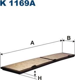 Filtron K1169A - Filtro, aire habitáculo parts5.com