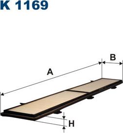 Filtron K1169 - Filtru, aer habitaclu parts5.com