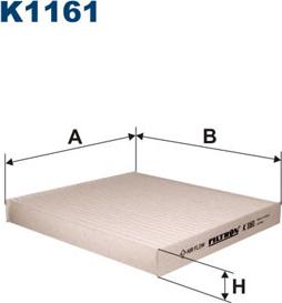 Filtron K1161 - Suodatin, sisäilma parts5.com