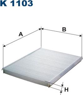 Filtron K1103 - Filter vnútorného priestoru parts5.com