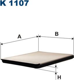 Filtron K1107 - Filtro, aire habitáculo parts5.com