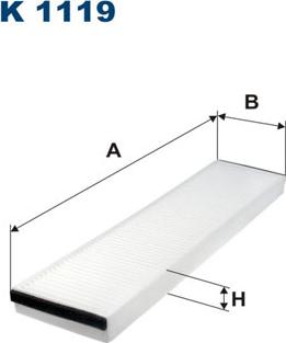 Filtron K1119 - Filtro, aire habitáculo parts5.com