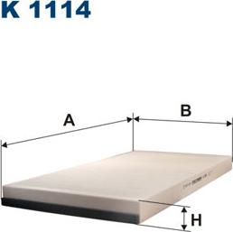 Filtron K1114 - Filtro, aire habitáculo parts5.com