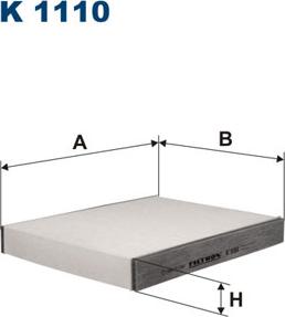 Filtron K1110 - Suodatin, sisäilma parts5.com