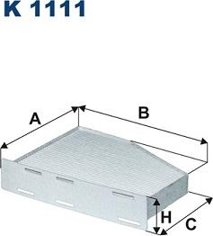 Filtron K1111 - Filter, zrak notranjega prostora parts5.com