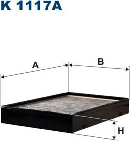 Filtron K1117A - Filter, interior air parts5.com