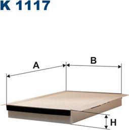 Filtron K1117 - Filtr, vzduch v interiéru parts5.com