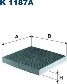 Filtron K1187A - Suodatin, sisäilma parts5.com