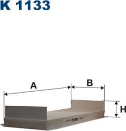 Filtron K1133 - Filtre, air de l'habitacle parts5.com