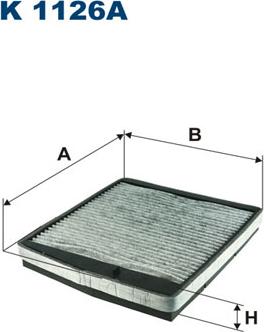 Filtron K1126A - Filtru, aer habitaclu parts5.com