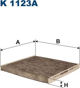 Filtron K1123A - Szűrő, utastér levegő parts5.com