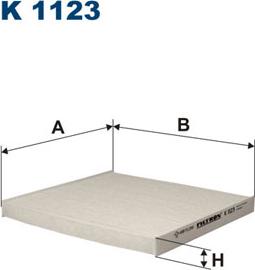 Filtron K1123 - Filter, interior air parts5.com