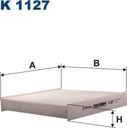 Filtron K1127 - Filter,salongiõhk parts5.com