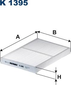 Filtron K1395 - Filtru, aer habitaclu parts5.com