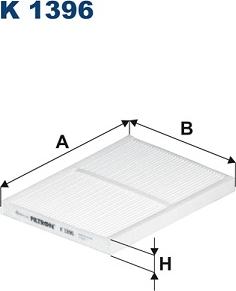 Filtron K1396 - Filtru, aer habitaclu parts5.com