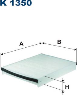 Filtron K1350 - Suodatin, sisäilma parts5.com