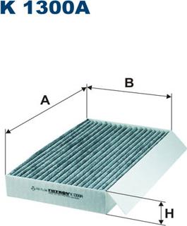 Filtron K1300A - Filtru, aer habitaclu parts5.com