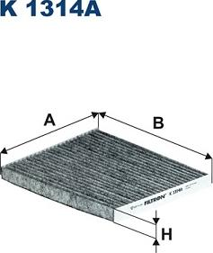 Filtron K1314A - Филтър купе (поленов филтър) parts5.com