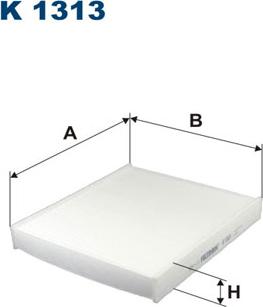 Filtron K1313 - Filtru, aer habitaclu parts5.com