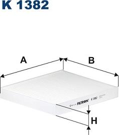 Filtron K1382 - Filtro, aire habitáculo parts5.com