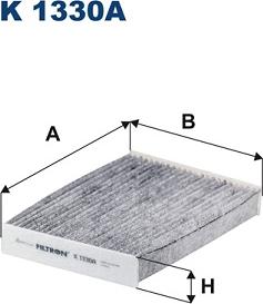 Filtron K 1330A - Filter, vazduh unutrašnjeg prostora parts5.com