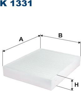 Filtron K1331 - Filtro, aire habitáculo parts5.com