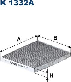 Filtron K1332A - Filtro, aire habitáculo parts5.com