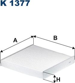 Filtron K1377 - Filtru, aer habitaclu parts5.com