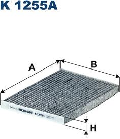 Filtron K1255A - Filtro, aire habitáculo parts5.com