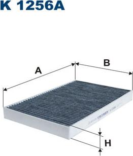 Filtron K1256A - Filtre, air de l'habitacle parts5.com