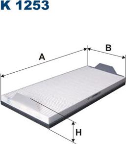 Filtron K1253 - Szűrő, utastér levegő parts5.com