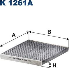 Filtron K 1261A - Filtro, aire habitáculo parts5.com