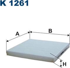 Filtron K1261 - Filtro, aire habitáculo parts5.com