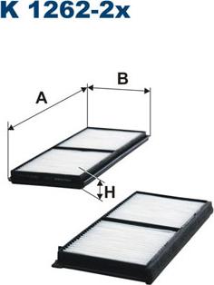 Filtron K1262-2x - Filtro, aire habitáculo parts5.com