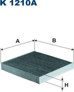 Filtron K1210A - Filter, vazduh unutrašnjeg prostora parts5.com