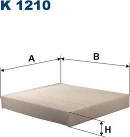 Filtron K1210 - Filter, vazduh unutrašnjeg prostora parts5.com