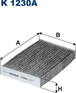 Filtron K1230A - Филтър купе (поленов филтър) parts5.com