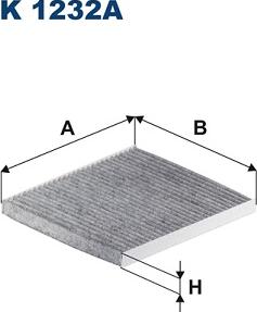 Filtron K 1232A - Filtro, aire habitáculo parts5.com