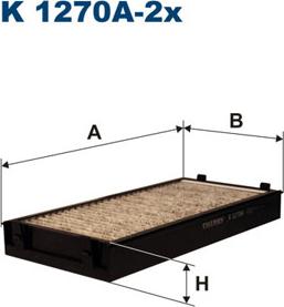 Filtron K1270A-2x - Filtro, aire habitáculo parts5.com