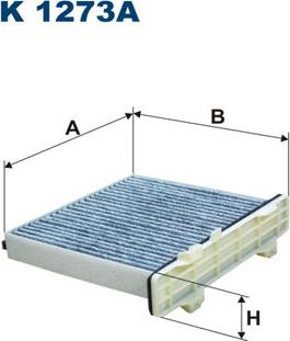 Filtron K1273A - Szűrő, utastér levegő parts5.com