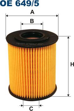 Filtron OE649/5 - Oil Filter parts5.com