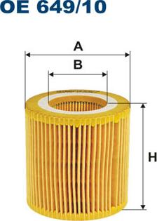 Filtron OE649/10 - Filtro de aceite parts5.com