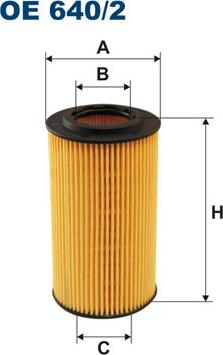 Filtron OE640/2 - Olejový filter parts5.com