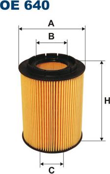 Filtron OE640 - Oil Filter parts5.com