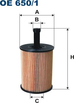 Filtron OE650/1 - Filtr oleju parts5.com