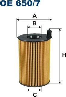 Filtron OE650/7 - Oljni filter parts5.com