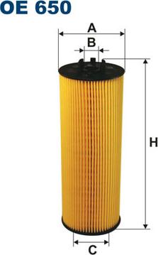 Filtron OE650 - Oil Filter parts5.com