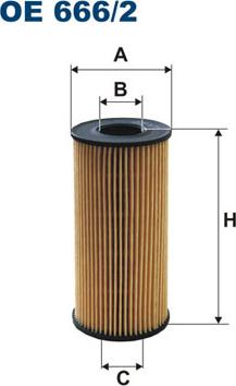 Filtron OE666/2 - Маслен филтър parts5.com